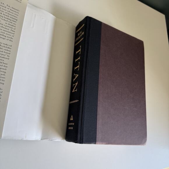 TITAN THE LIFE OF JOHN‎ D. ROCKEFELLER Chernow 1998 Hardcover T46 - Picture 5 of 7